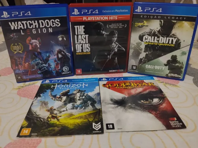 JOGOS DE PLAYSTATION 4