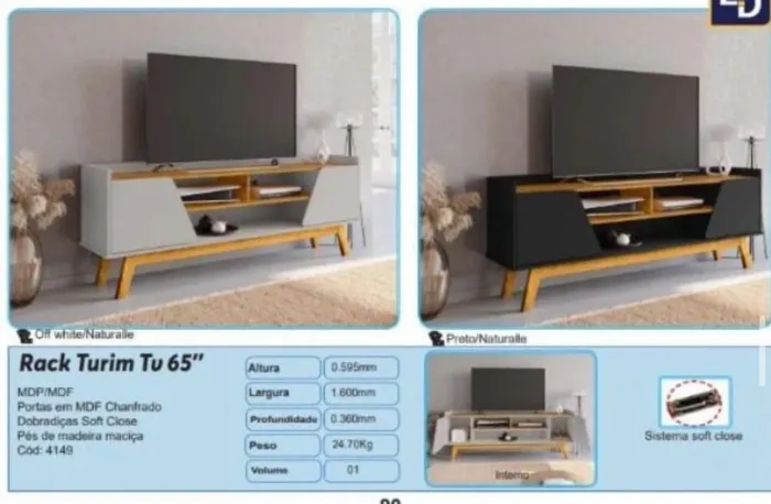 Rack Turim TV 65