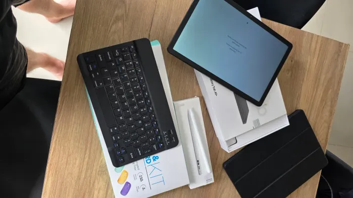 Samsung tab A9+ Plus - tablet completo acessórios
