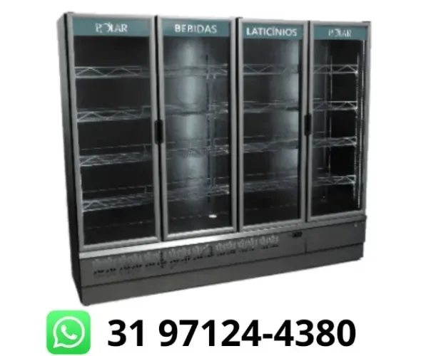 Freezer Auto serviço 4 Portas Polar 220v Novo