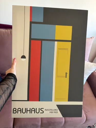 Quadro Bauhaus borda infinita