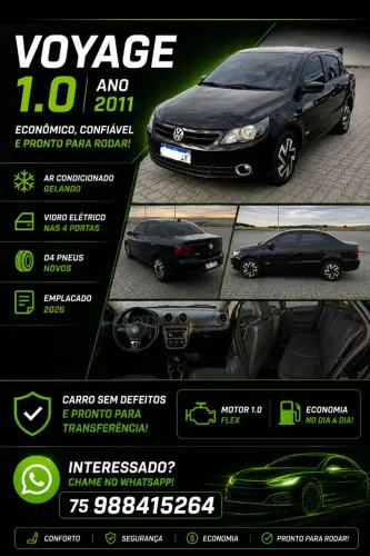 Volkswagen Voyage 1.0/1.0 City MI Total Flex 8V 4P 2011
