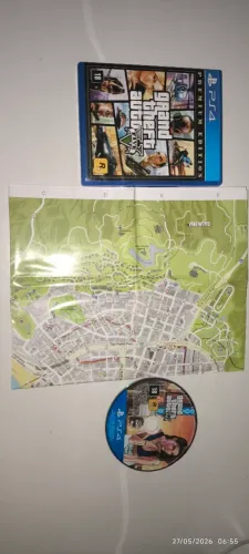 GTA 5  EDIÇÃO PREMIUM COM MAPA PS4