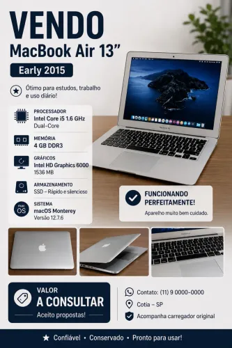 MacBook Air 2013 Early 2015