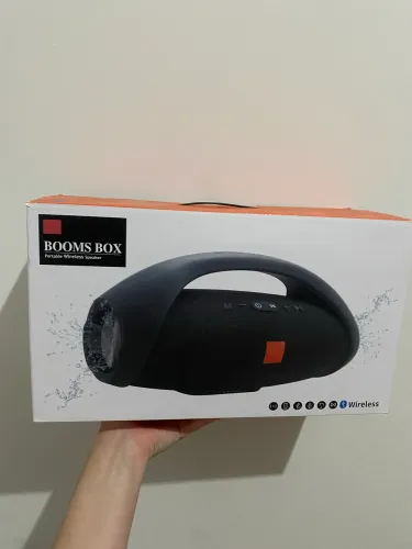 Caixa de Som Portátil Booms Box - Bluetooth