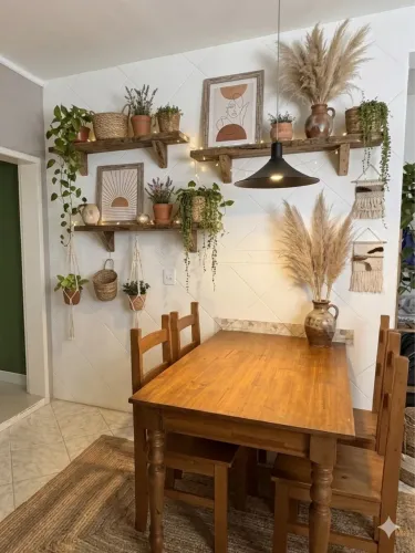 Mesa de jantar com 4 cadeiras