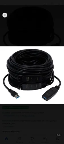 Cabo Extensor USB 3.0 25 metros