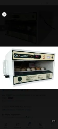Chocadeira chocamais top 120 ovos
