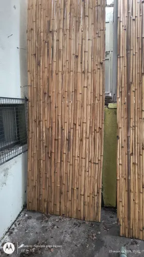 Painel de bambu