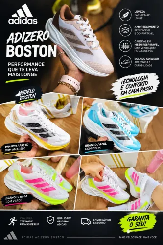 Tênis adidas - Edição Boston