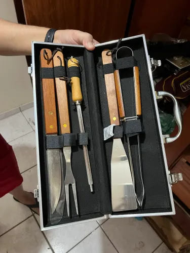 Kit talheres de churrasco