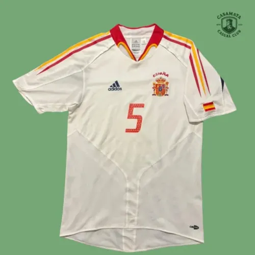 camisa espanha 2004 original eurocopa adidas #5 puyol p