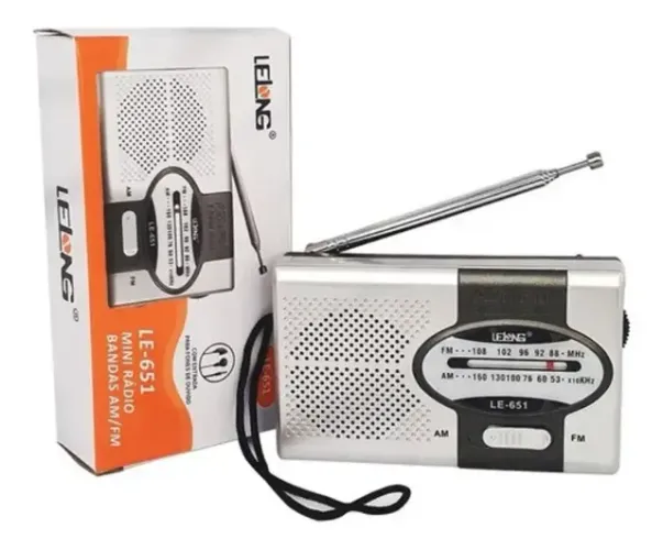 Mini Rádio FM / AM Lelong LE-651
