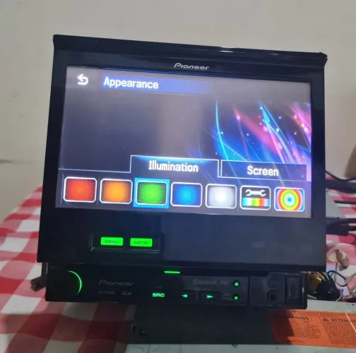 Dvd retrátil pioneer novinho completo Bluetooth saída subwofer multicolor FAÇO ENTREGAS 