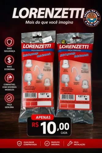 Resistência Lorenzetti 127v e 220v