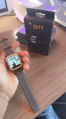 Smartwatch q11| Relógio inteligente| Tela touch