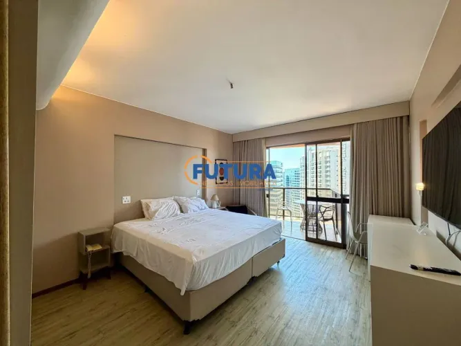 Flat de 38 m² no Kubitschek Plaza mobiliado e pronto para investir.