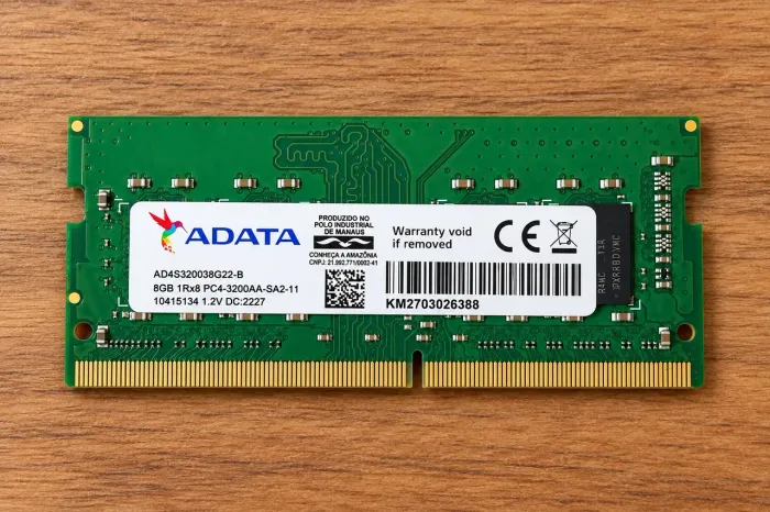 MEMÓRIA RAM 8GB DDR4 3200MHZ PARA NOTEBOOK