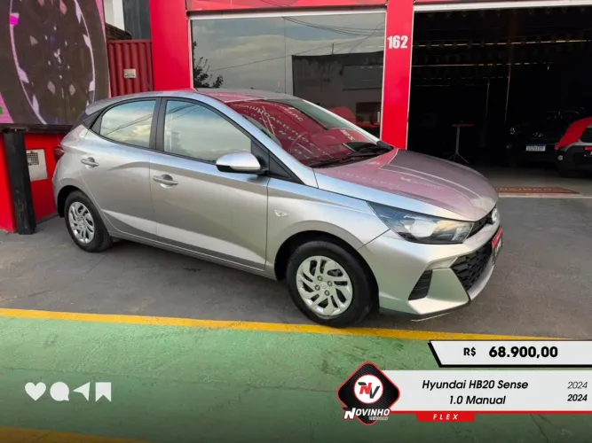 Hyundai HB20 Sense 1.0 Flex 12V MEC 2024