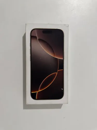 CAIXA DE IPHONE 16 PRO DESERT