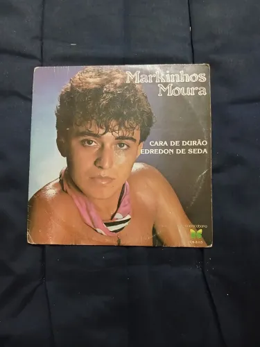?LP Markinhos Moura - Cara de Duro / Edredon de Seda (Copacabana) - Vinil Anos 80
