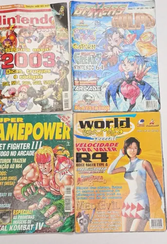 Revistas Games Antigas (Diversas) - Lote para Colecionador