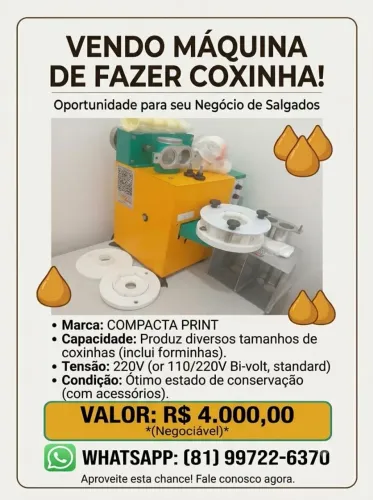 Máquina semi nova 