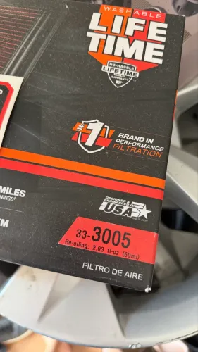 Filtro de Ar Inbox K&N 33-3005 VW 2.0 Turbo Golf GTI, Jetta GLI, Tiguan R-Line, A3