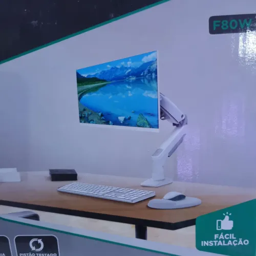 OFERTA - SUPORTE PARA MONITOR 17" a 35" Um dos melhores do Mercado ( Cor Branca ) LACRADO