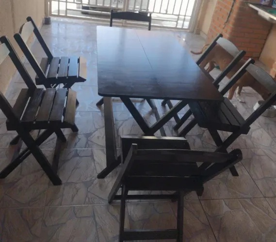 ***Vendo Mesa c/6 cadeiras***Leia a descrição, antes de mandar msg***