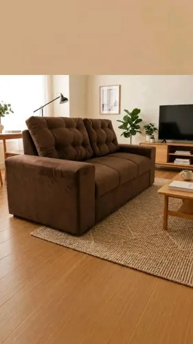 Sofá de luxo 3 lugares entrega grátis 