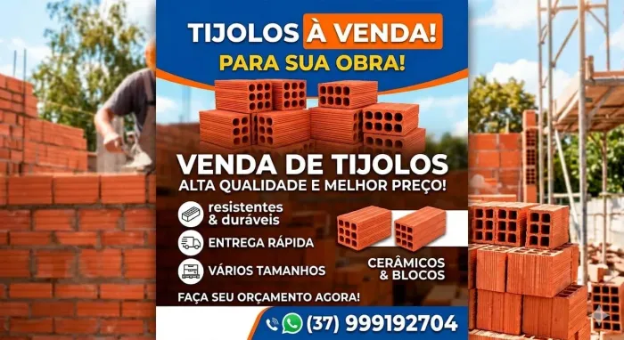 Tijolos Furados em OFERTA!!