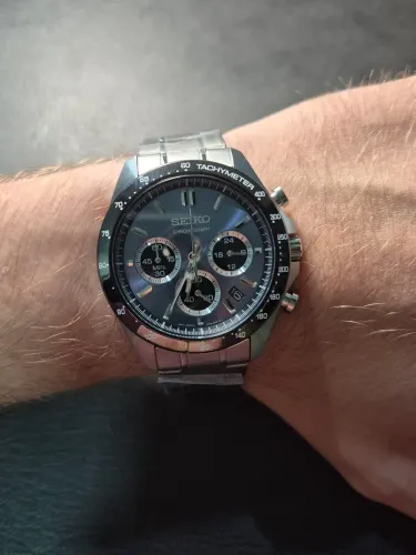Seiko Cronógrafo Quartz Selection (SBTR027) - Case de aço