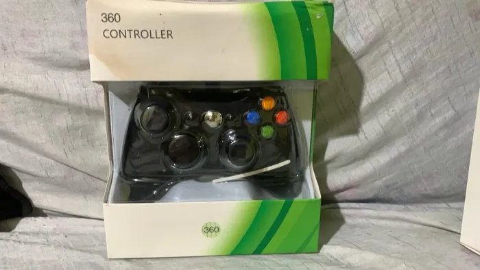 Controle Xbox 360 Sem Fio Preto - Novo