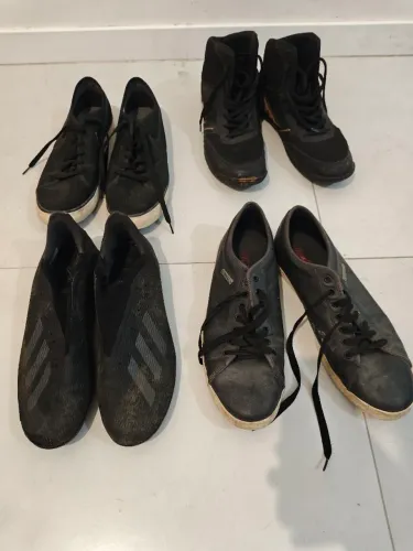 4Tênis Coca cola, Nike, Prerorian e Adidas 43
