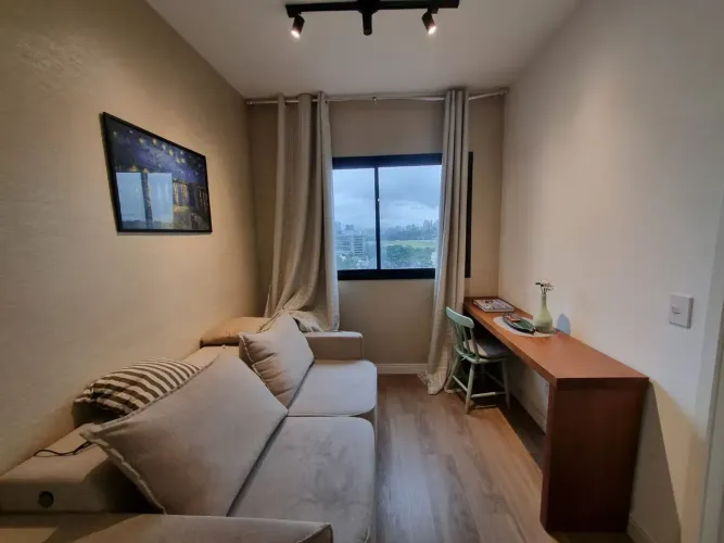 STUDIO MOBILIADO NO VIVA BENX PINHEIROS CONFORTO, ESTILO E LOCALIZAÇÃO PRIVILEGIADA!