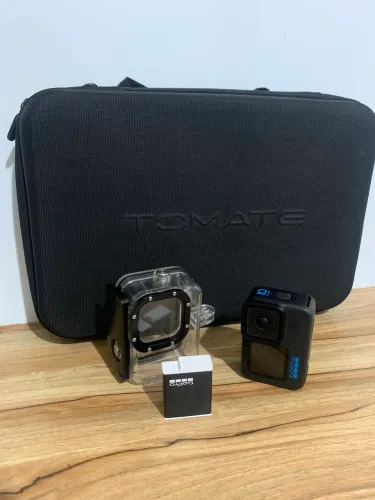 GoPro Hero 10 Black + Kit Completo - Baterias Originais - Cartão SD 128 GB 