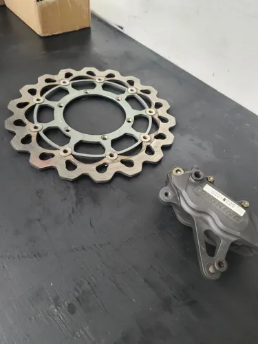KIT DE FREIO DRZ400 - TOP PRA PARAR ATÉ PENSAMENTO!