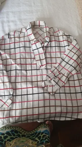 Camisa Zara Feminina com laço na gola