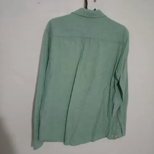 Camisa masculina social verde tamanho P