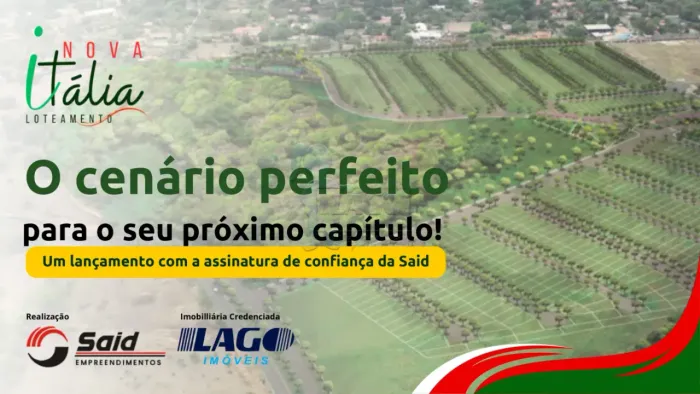 Lançamento: Nova Itália Loteamento - Lotes a partir de 150m² à venda - Zona Leste