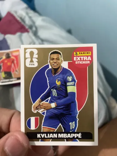 Figurinha original do Mbappé do álbum da copa de 2026!