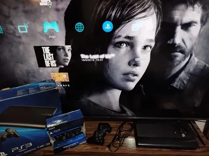 PS3 Playstation 3 TUNADO Super Slim 500gb em até 18x s/ juros