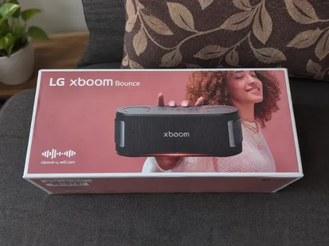 Caixa de Som LG Xboom Bounce (by will.i.am) - Novo Lacrado, com Nota Fiscal