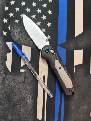 Canivete Benchmade Freek Black Grivory Versaflex BM560 Satin Axis/Crossbar Made in USA
