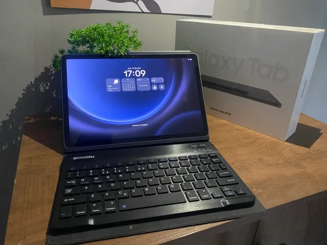 Tablet Samsung s9 Fe-Spen- teclado Bluetooth-10x sem juros