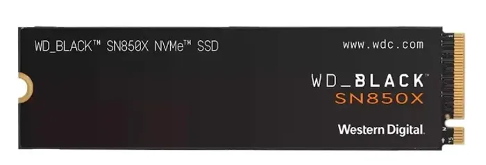 WD_BLACK SSD SN850x 2TB NVMe M.2 2280 (Leitura até 7300MB/s e Gravação até 6600MB/s)