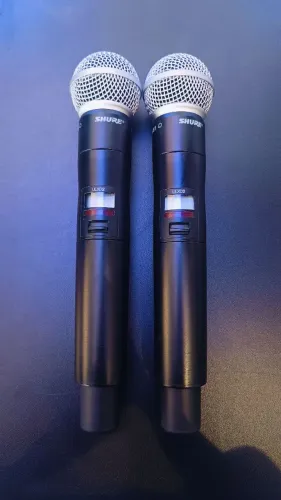 2 microfones profissional bastão ulxd2 J50