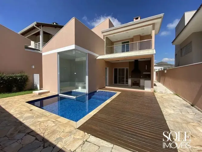 Casa em condomínio no Engordadouro com 4 dormitórios, 3 suítes, área gourmet, sauna e laze