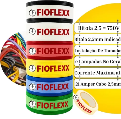 Fio 2.5mm / 4mm / 6mm /  Alta Resistência e Qualidade